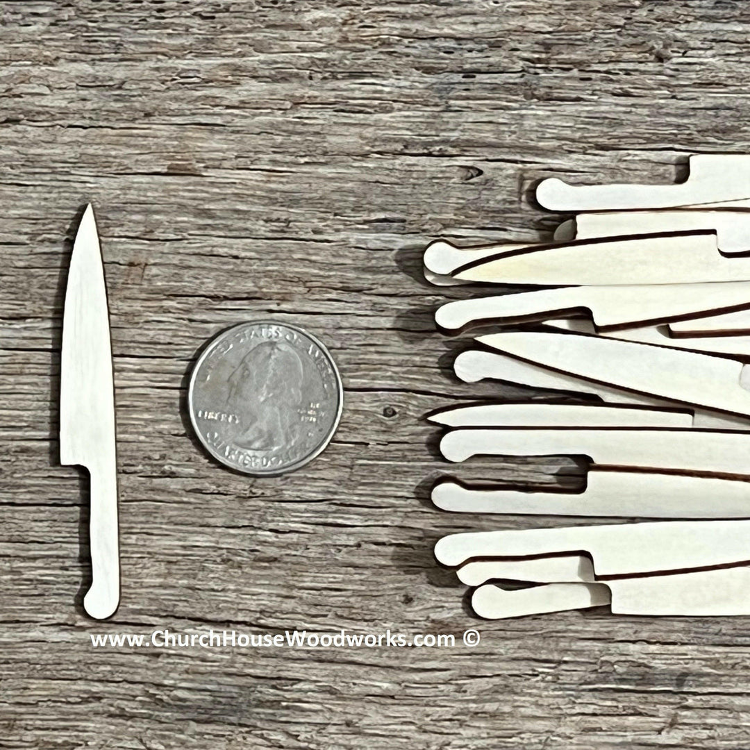 2.5 inch wood CARVING knives knife Halloween