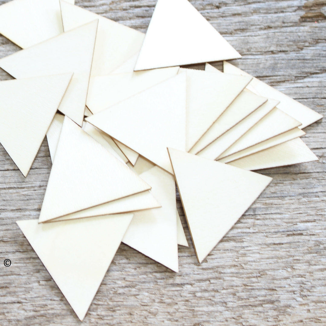 3 inch wood craft triangle