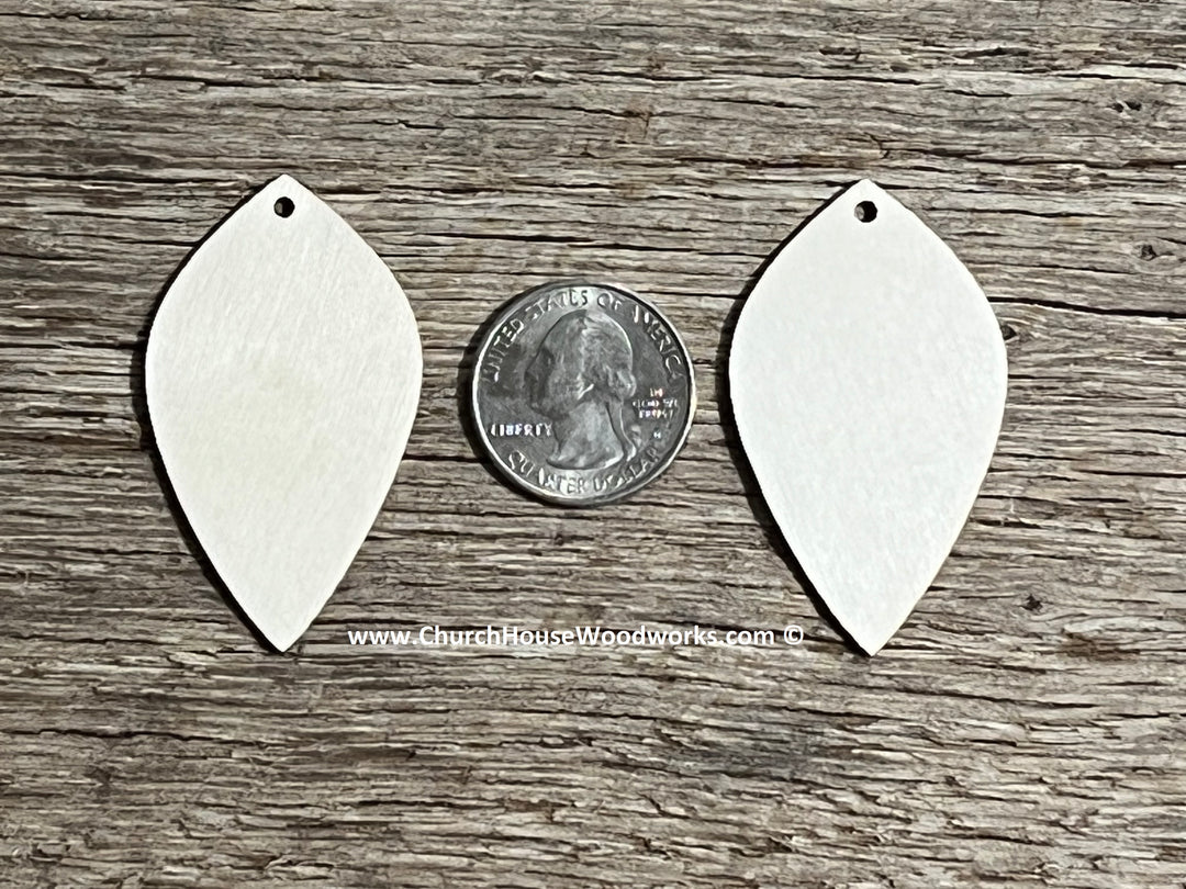 2 inch inverted tear drop shape earring ear ring blanks