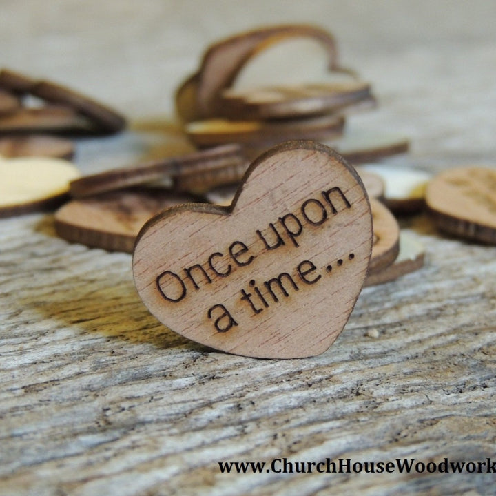 once upon a time wood hearts