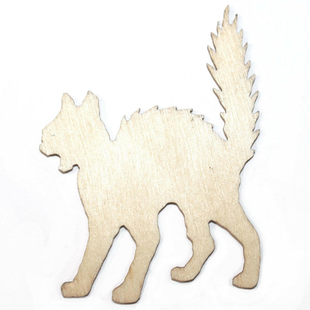 Halloween cat wood shape by churchhousewoodworks.com