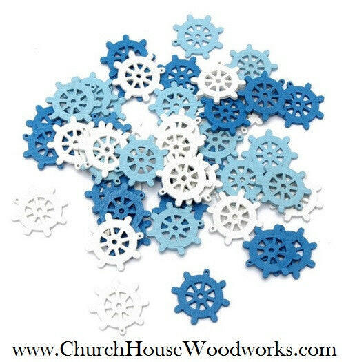 Ship Steering Wheel Wood PendantsDIY Crafts Church House Woodworks