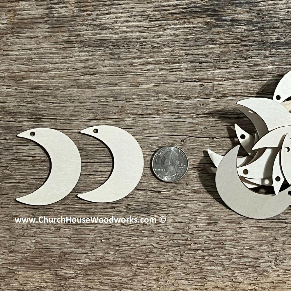 crescent moon earring blanks ear ring tags 2 inch