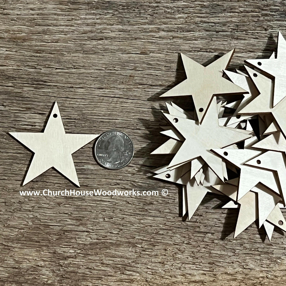 2 inch wood star earring ear ring wood blanks tags