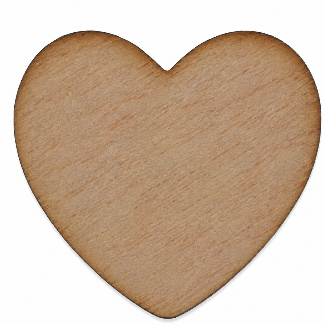 Dark colored Heart Shaped wood cutout shapes for crafts or diy projects for wedding table decorations of table scatter or making gifts for loved ones or for valentine&