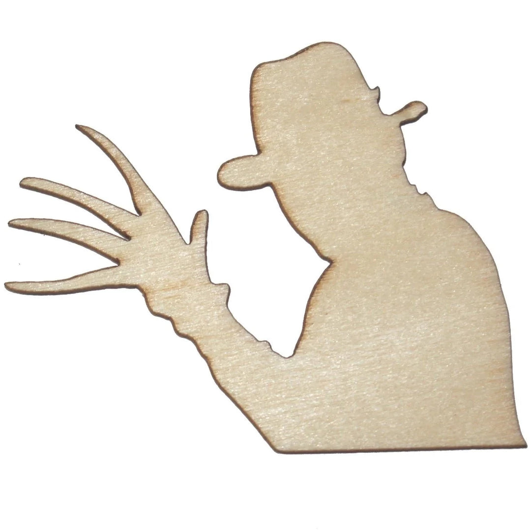 2.5 inch Freddy Krueger Wood Shapes Kreuger