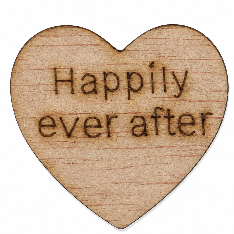 Wood Heart Shape with the words on it that say&