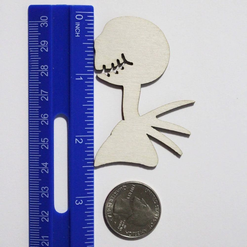 2.5 inch wood shape jack the pumpkin king