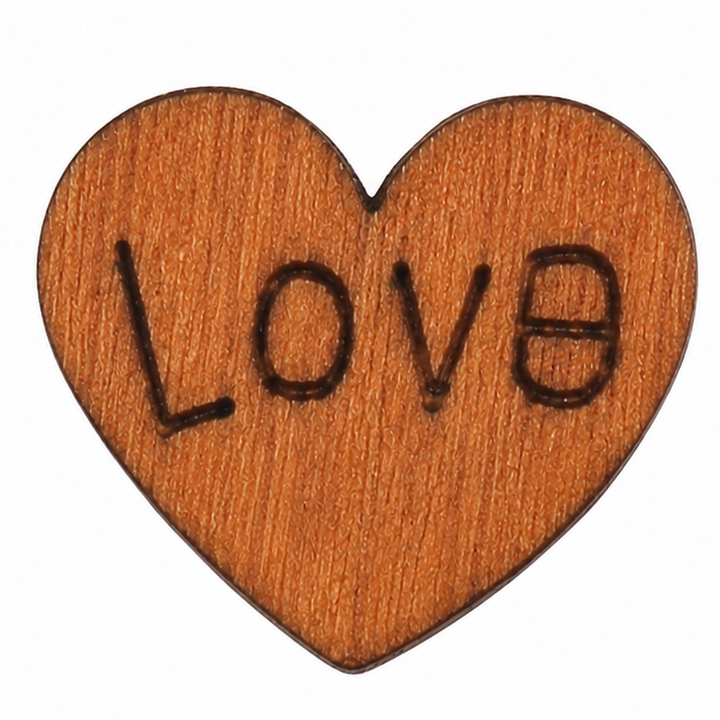 Love wood hearts for diy crafts