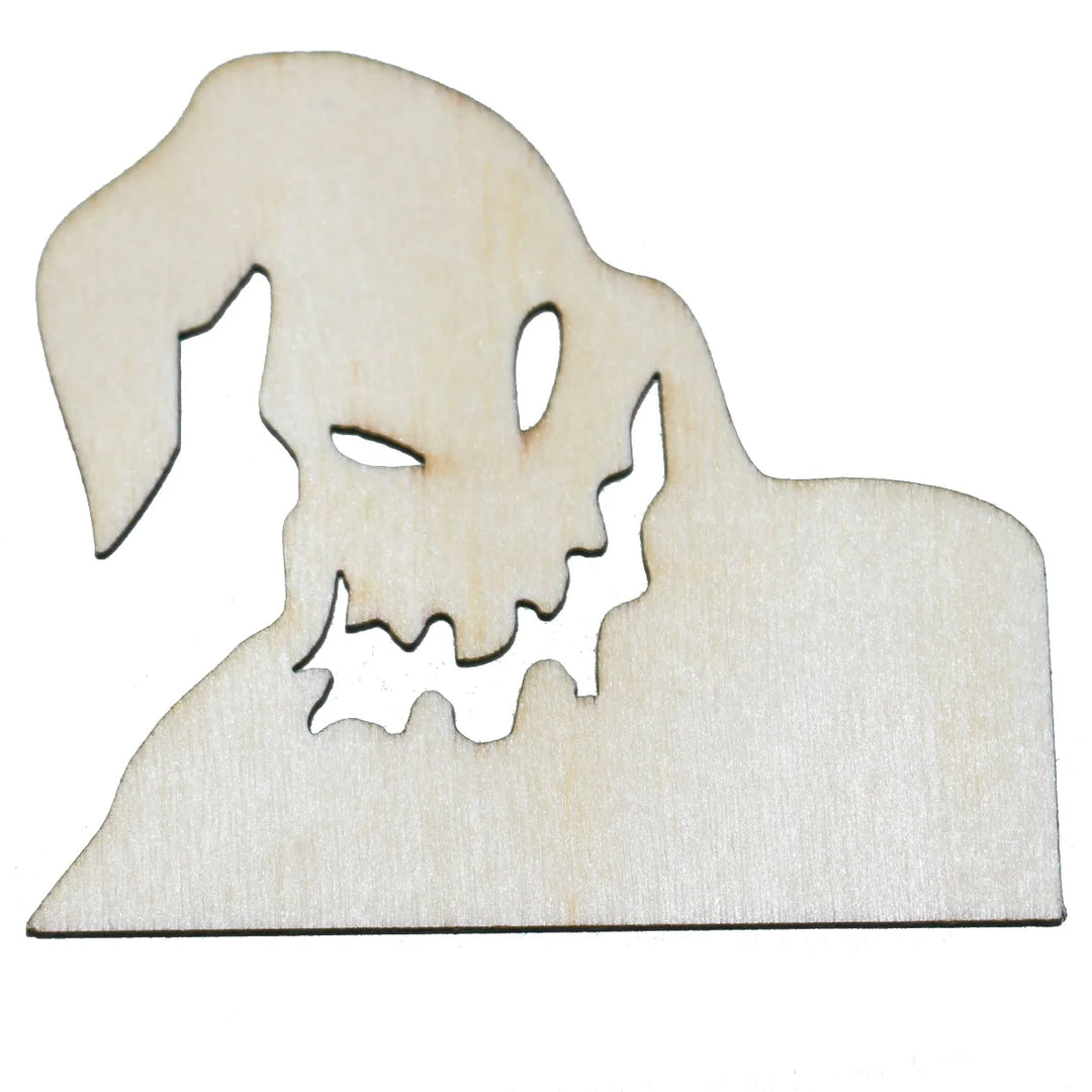 2.5 inch wood cutout shape oogie boogie nightmare before christmas