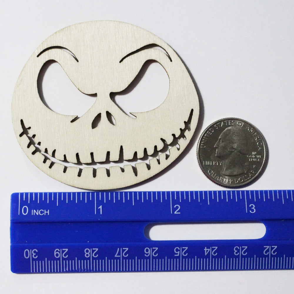 2.5 inch wood shape jack the pumpkin king
