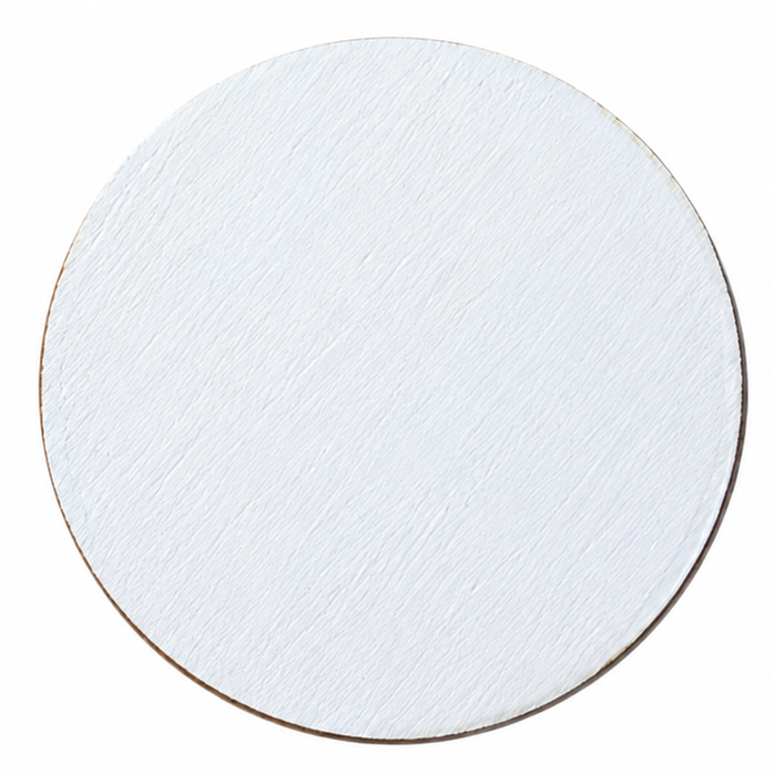 White Wood Circle Shape Cutouts for making diy crafts to paint on or glitter by ChurchHouseWoodworks.com