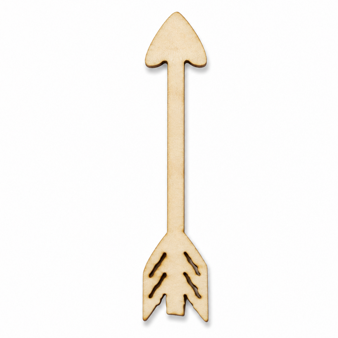 Wood Arrow Cutout Craft Shape for DIY crafting and to paint on by ChurchHouseWoodworks.com
