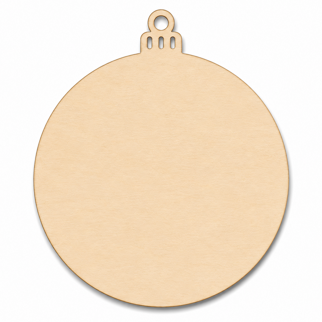 Wood Christmas Ball ornaments to paint on or glitter on to make DIY Christmas wreaths by hot gluing them or add to your tree by ChurchHouseWoodworks.com
