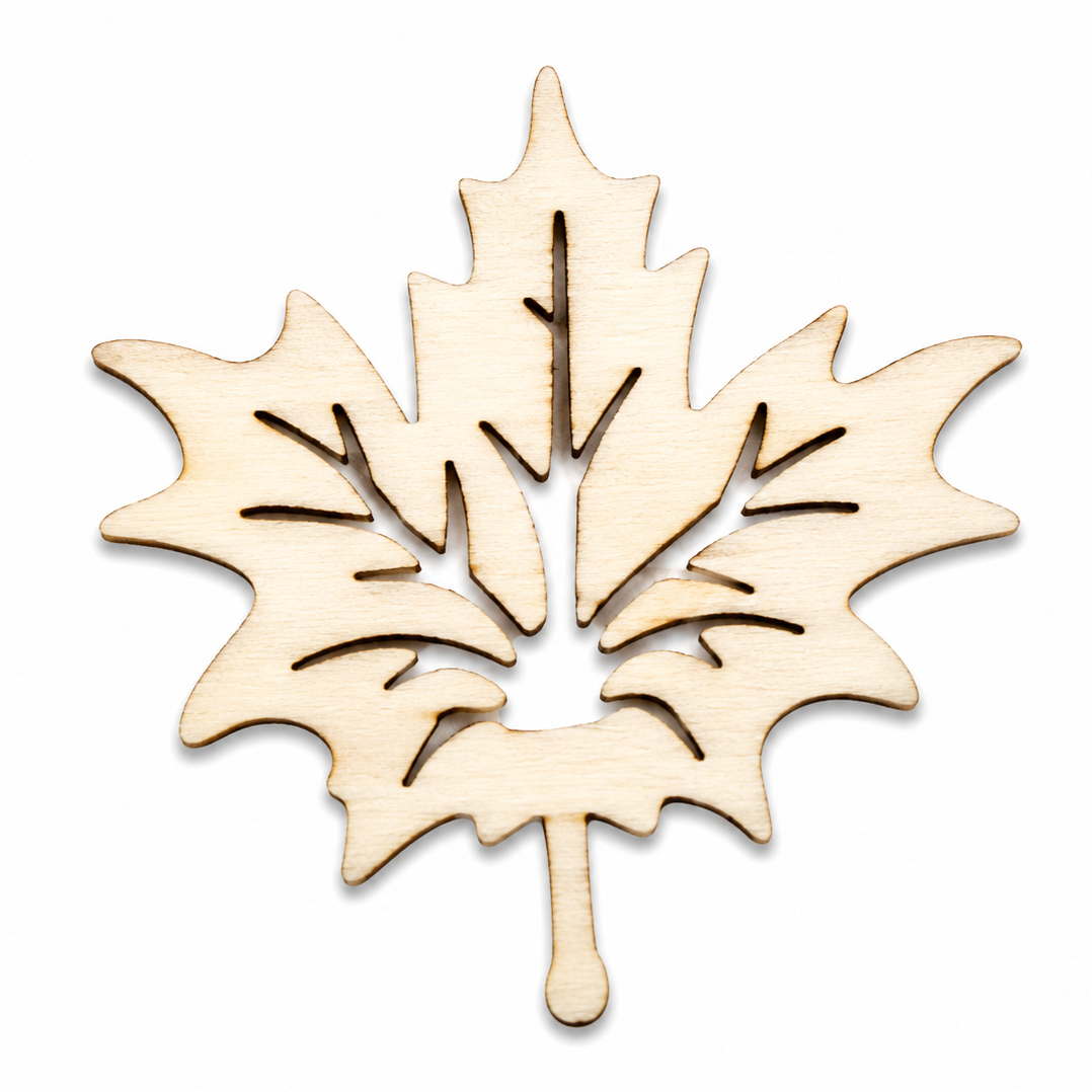 Wood maples leaves for diy crafting and painting on for fall time projects by ChurchHouseWoodworks.com 