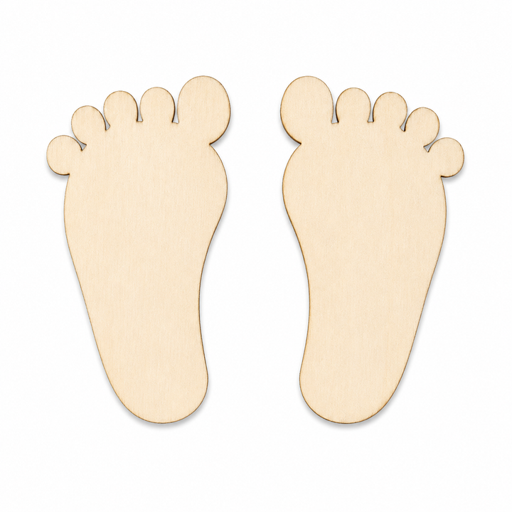 Wood Baby Feet (25 qty) 2 Inch