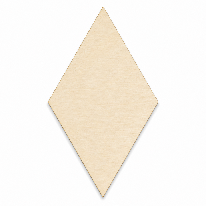 Wood Diamond Craft shape cutouts to craft with or paint on by ChurchHouseWoodworks.com