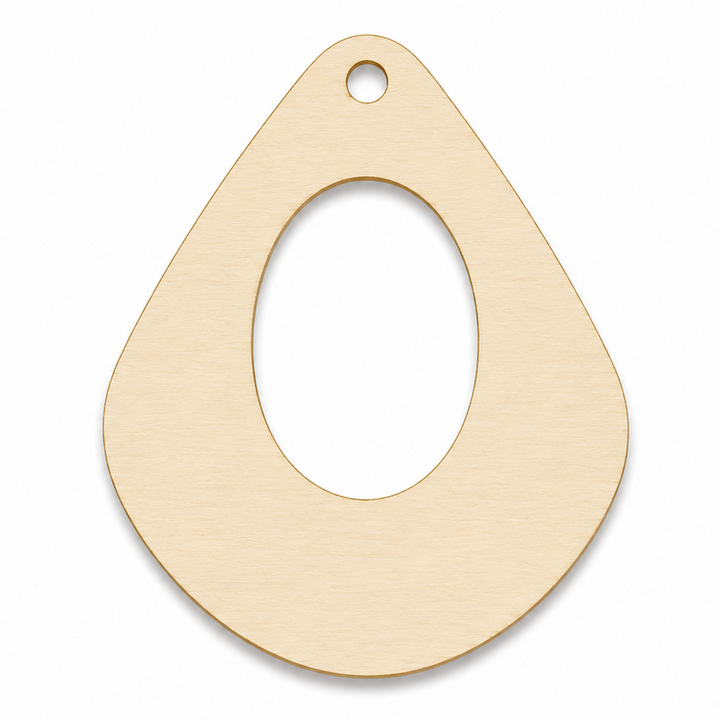 Diy wood craft earing blanks to paint on by ChurchHouseWoodworks.com