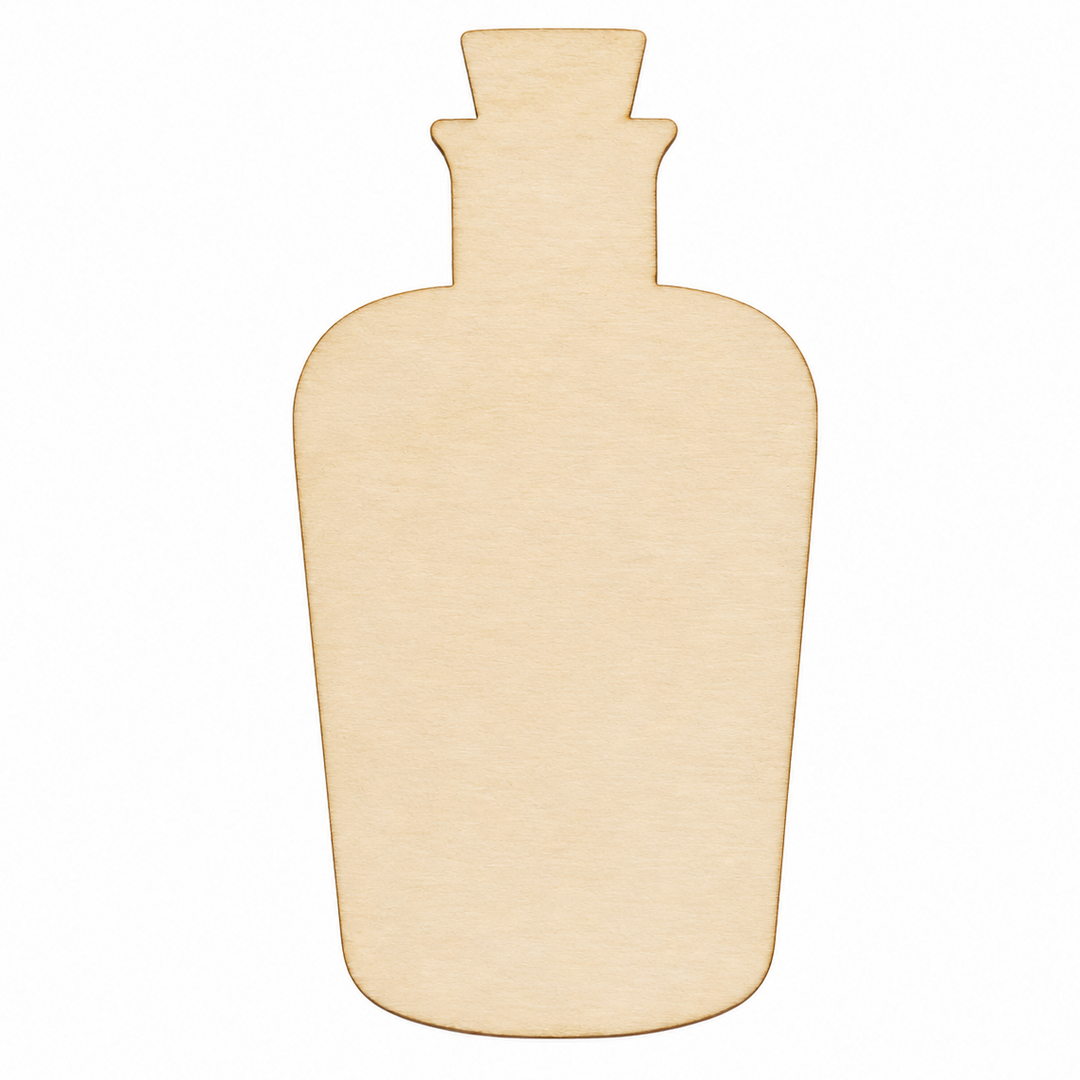 Wood Potion Bottles to paint on to make Halloween Horror Crafts by ChurchHouseWoodworks.com