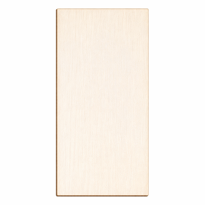 unfinished laser cut wood rectangle shapes