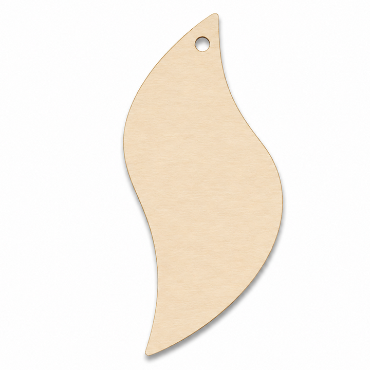 Wood flame earrings blanks to paint on craft on by ChurchHouseWoodworks.com