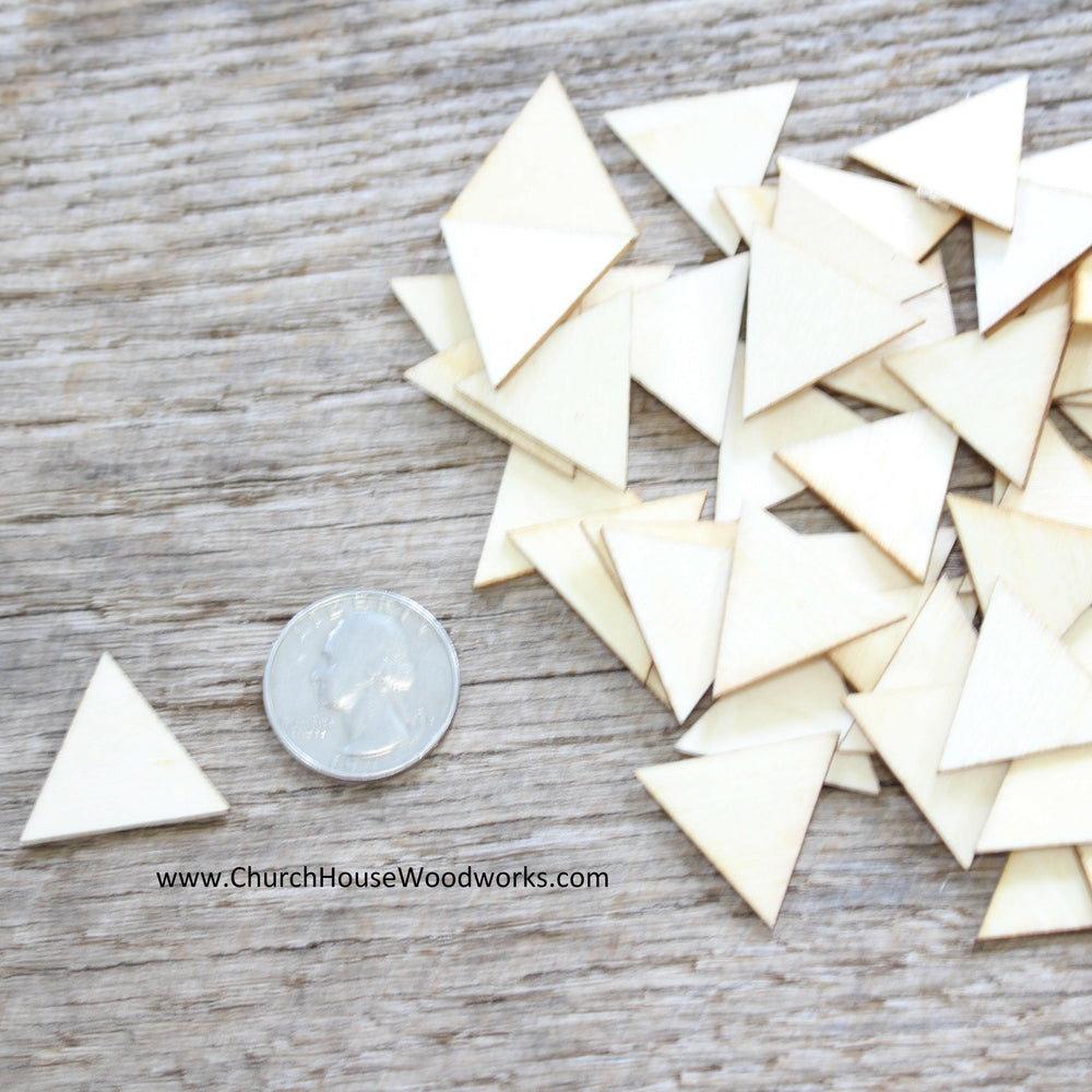 1 Inch Triangle Pattern Wood Triangle (50 qty) 1 inch – Church House Woodworks