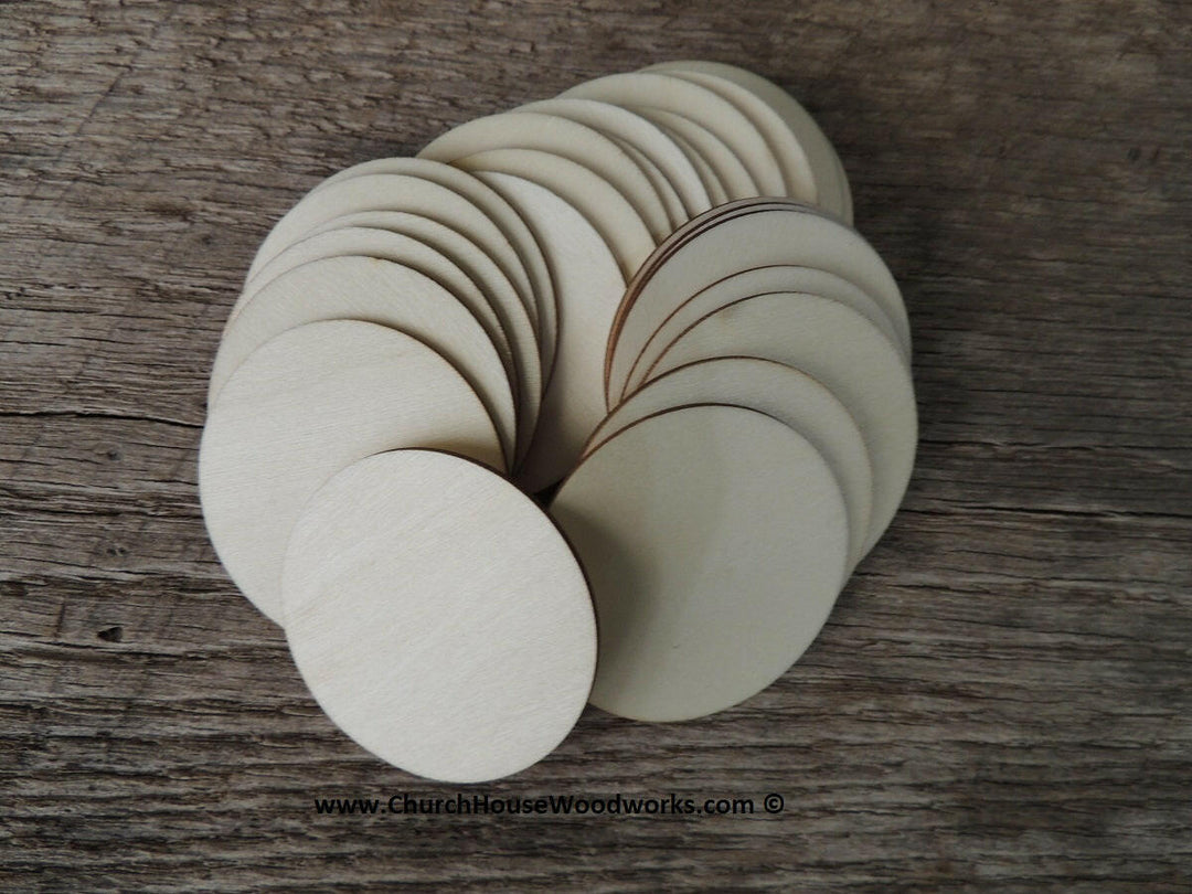 2 inch wood craft circles ornament making scrapbooking crafts 2