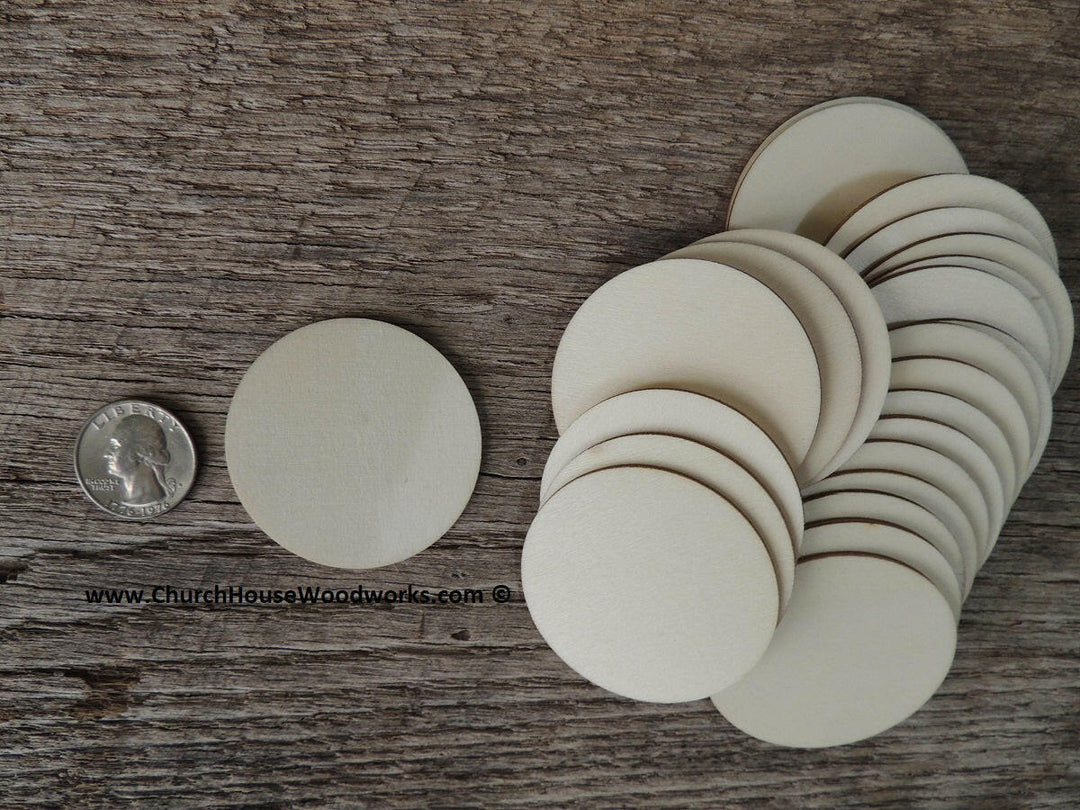 2 inch wood craft circles ornament making scrapbooking crafts 2