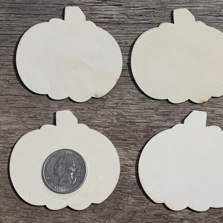 2 inch wood pumpkin blank craft shapes