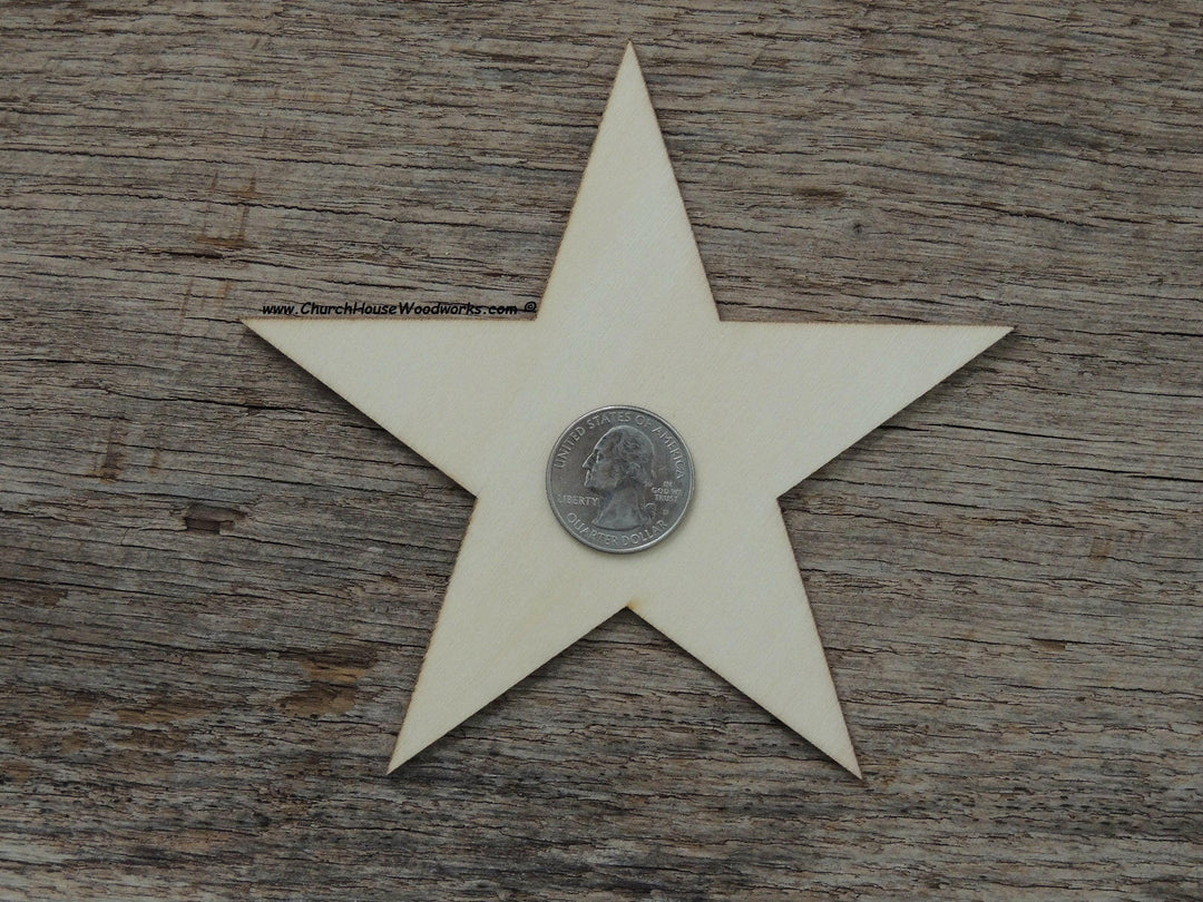 5 inch wood stars for wooden flags Christmas crafts ornaments woodworking