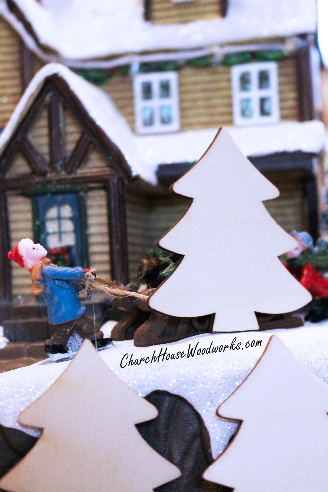 Wooden Christmas Ornaments-Christmas Tree Ornaments by ChurchHouseWoodworks.com