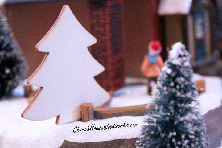 Wooden Christmas Ornaments-Christmas Tree Ornaments by ChurchHouseWoodworks.com