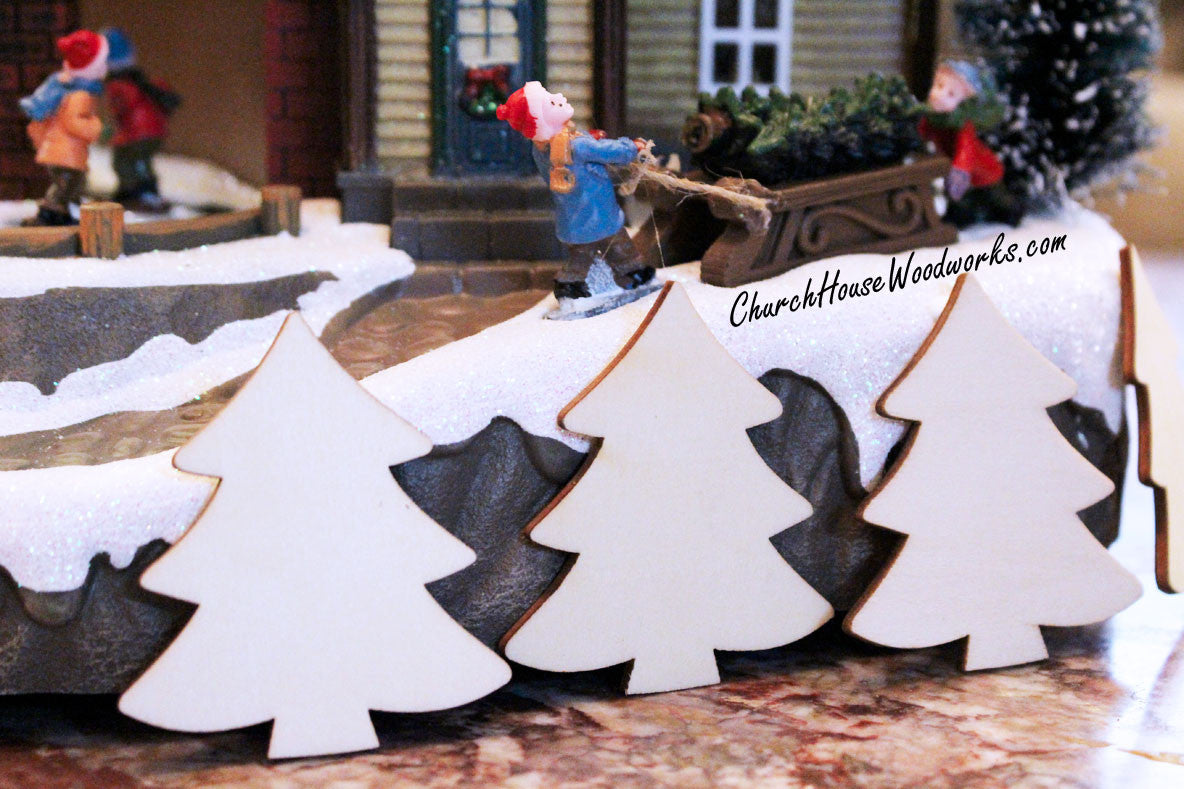 Wooden Christmas Ornaments - Star, Snowflake, Stocking, Christmas Tree –  Church House Woodworks