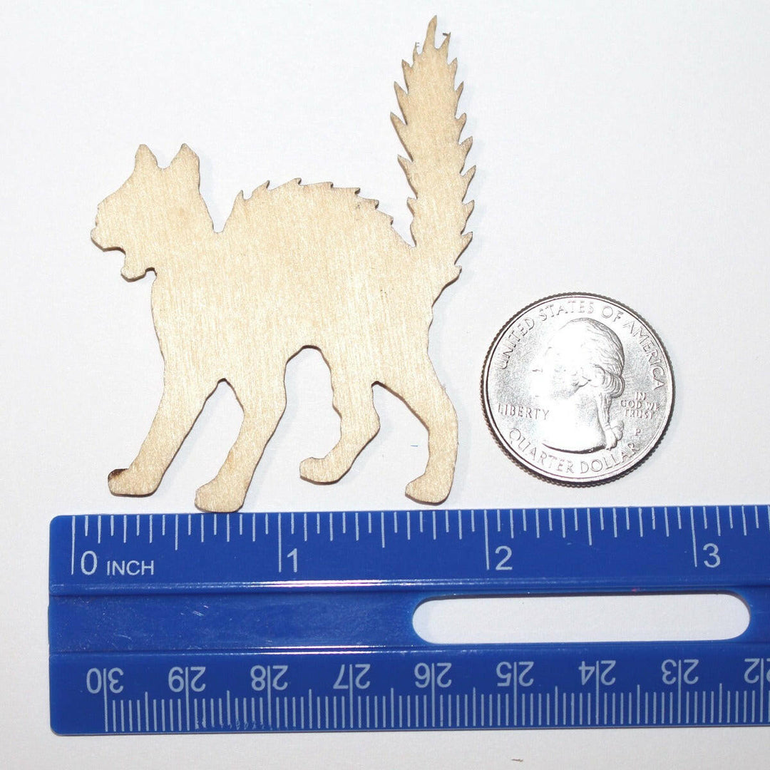 Halloween cat wood shape by churchhousewoodworks.com