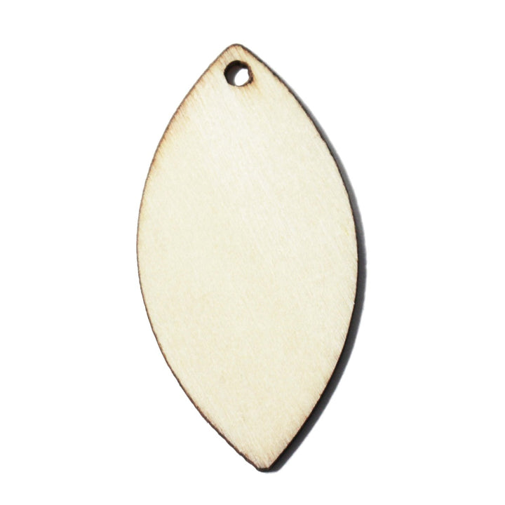 Pointed Oval Earring Blanks by Church House Woodworks