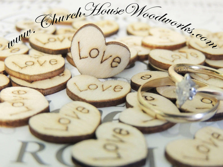 Elegant Love Hearts for Wedding Table Decor - Optimal decoration for weddings, adding charm and romance.