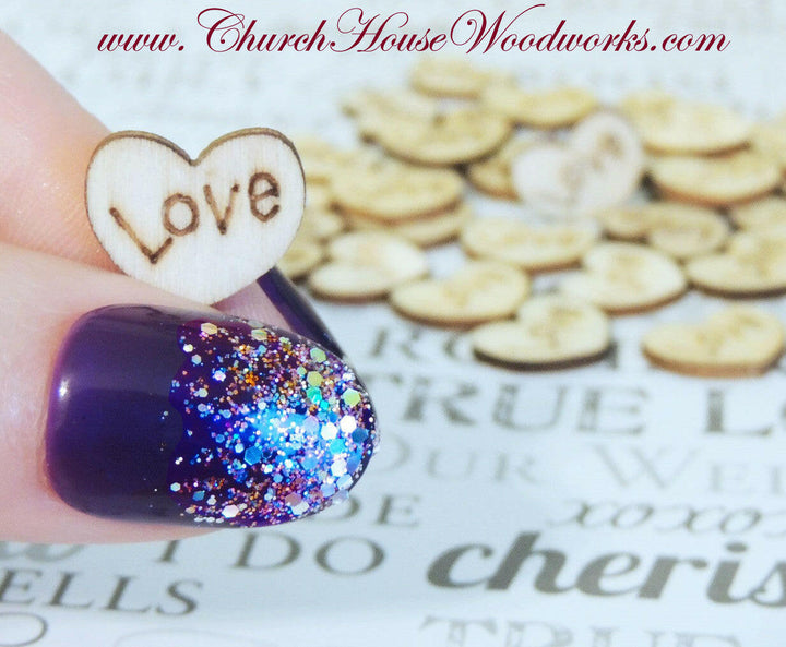 Elegant Love Hearts for Wedding Table Decor - Optimal decoration for weddings, adding charm and romance.