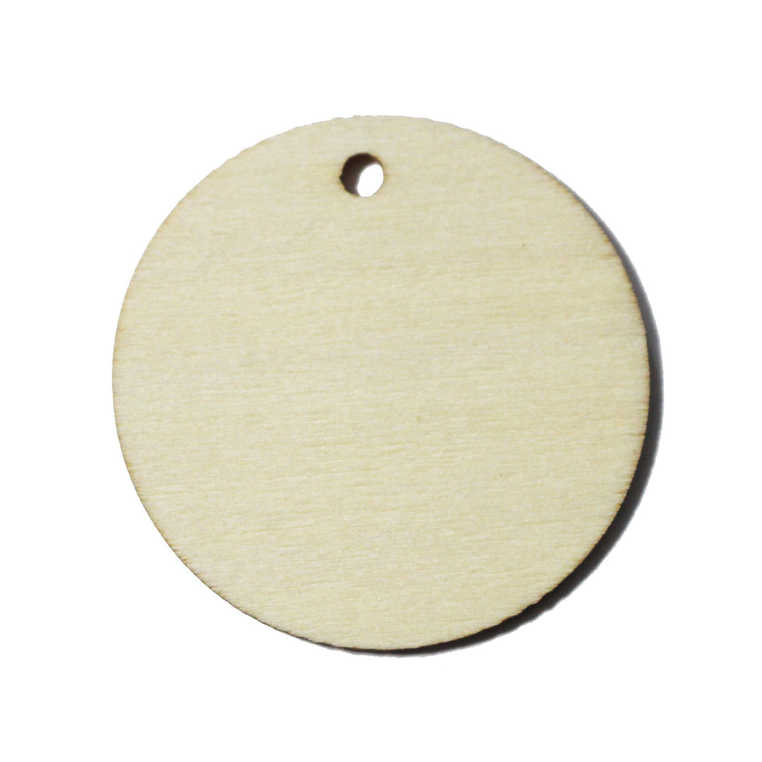 Wood Circle Tags 1 inch earring blanks by Church House Woodworks