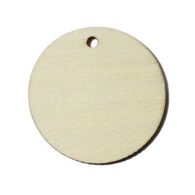Wood Circle Tags 1 1/2  inch earring blanks by Church House Woodworks