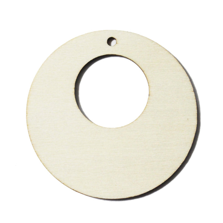Hollow Circle Earring Blanks 25 QTY-2 inch