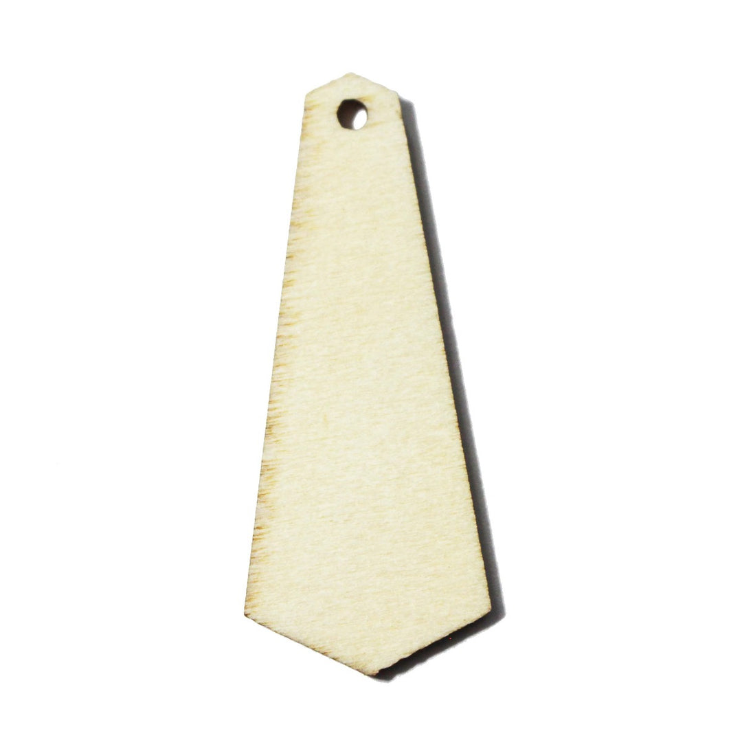 Necktie Earring Blanks by Church House Woodworks