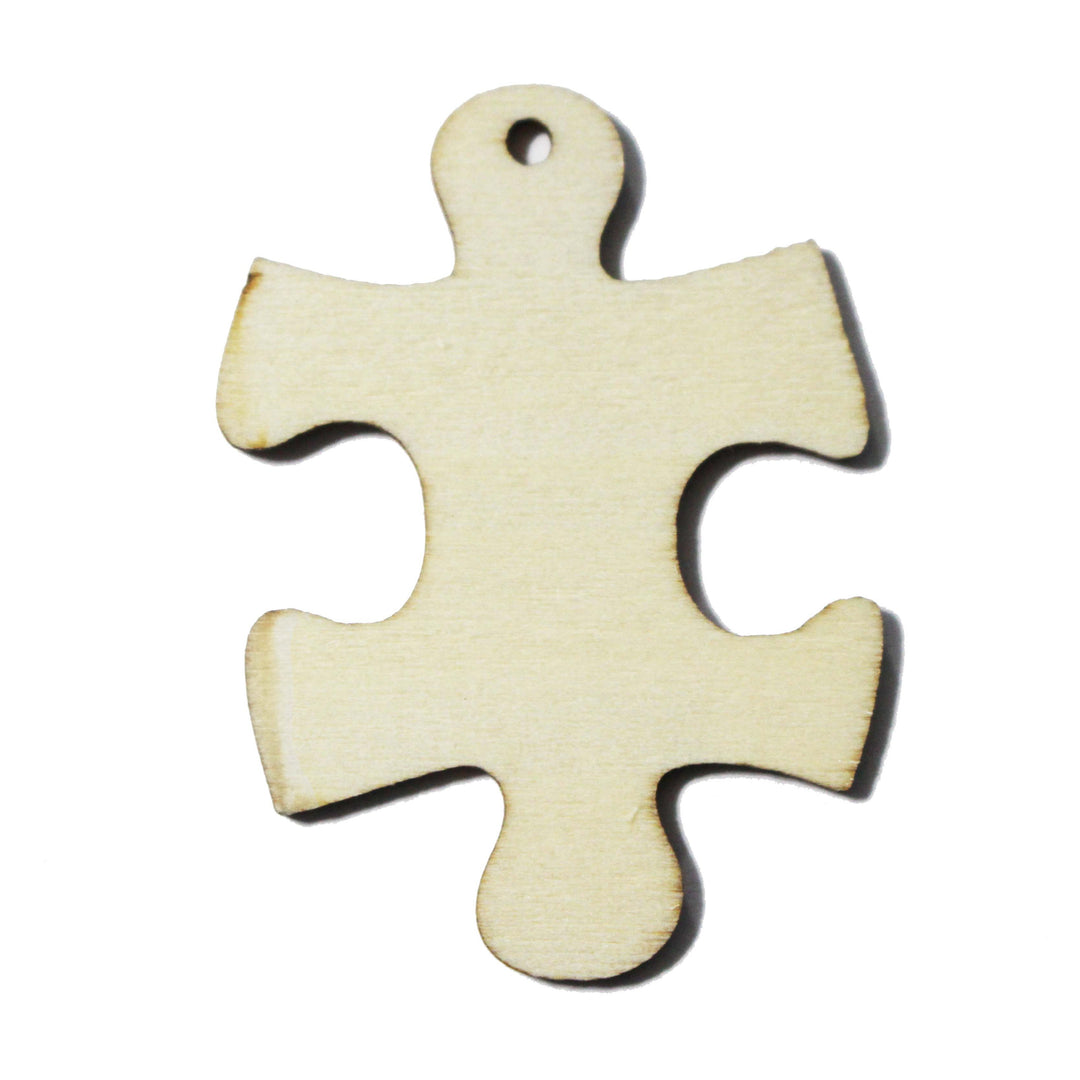 Puzzle Piece Earring Blanks 2 inch by Church House Woodworks